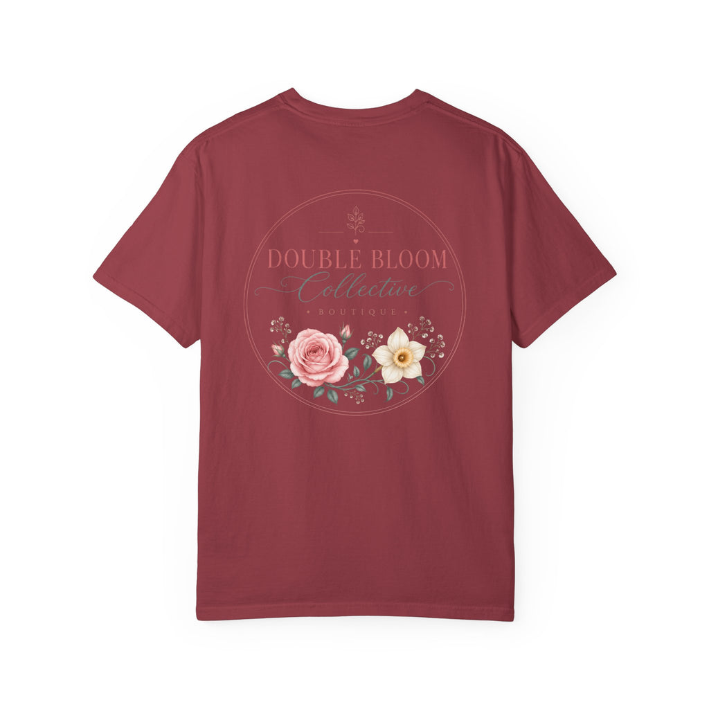 Double Bloom Signature Floral Comfort Colors Tee