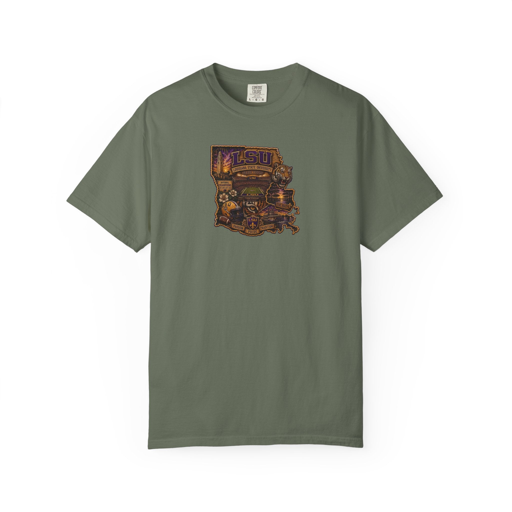 Retro Arcade Tee — Vintage Game Console Louisiana T-Shirt\