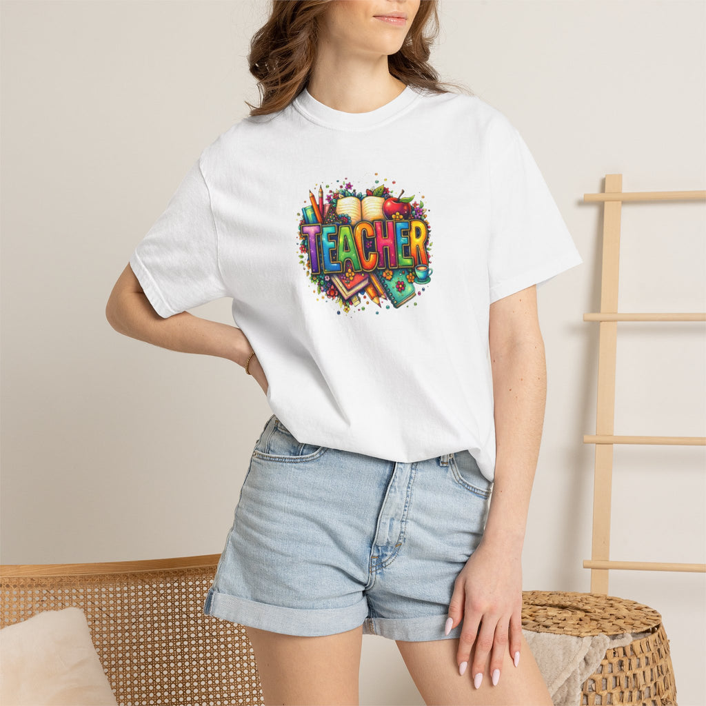 Teacher Colorful Classroom Graphic T-Shirt