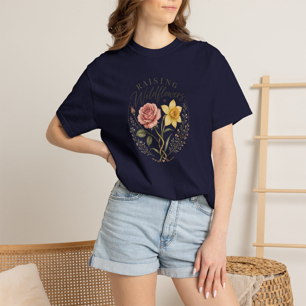 Raising Wildflowers Floral T-Shirt