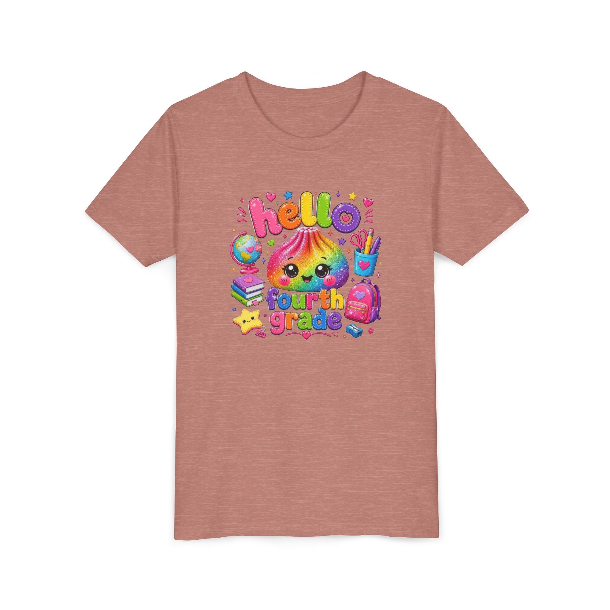 "Hello Fourth Grade" Kids T-Shirt