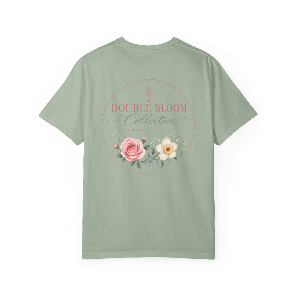 Double Bloom Signature Floral Comfort Colors Tee