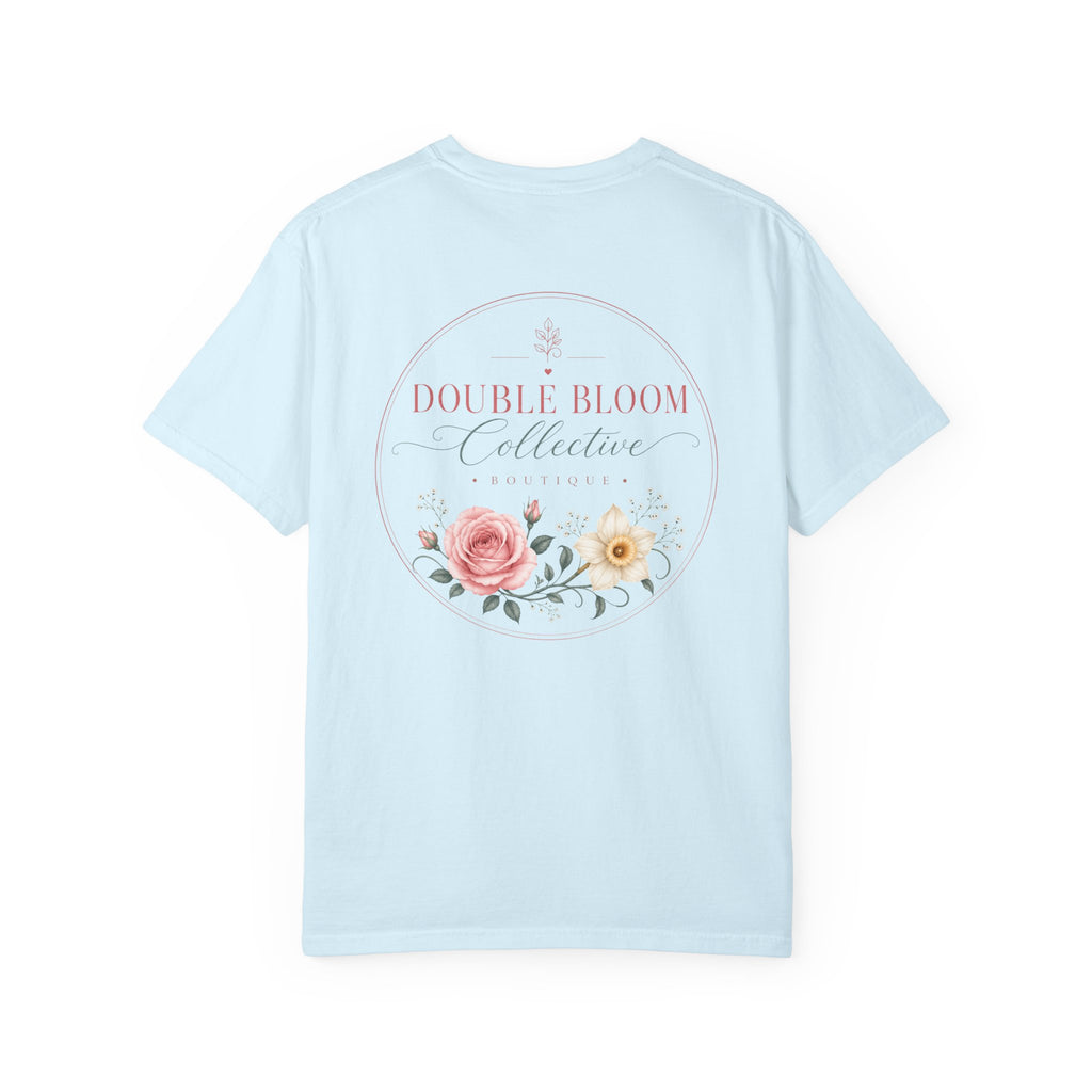 Double Bloom Signature Floral Comfort Colors Tee