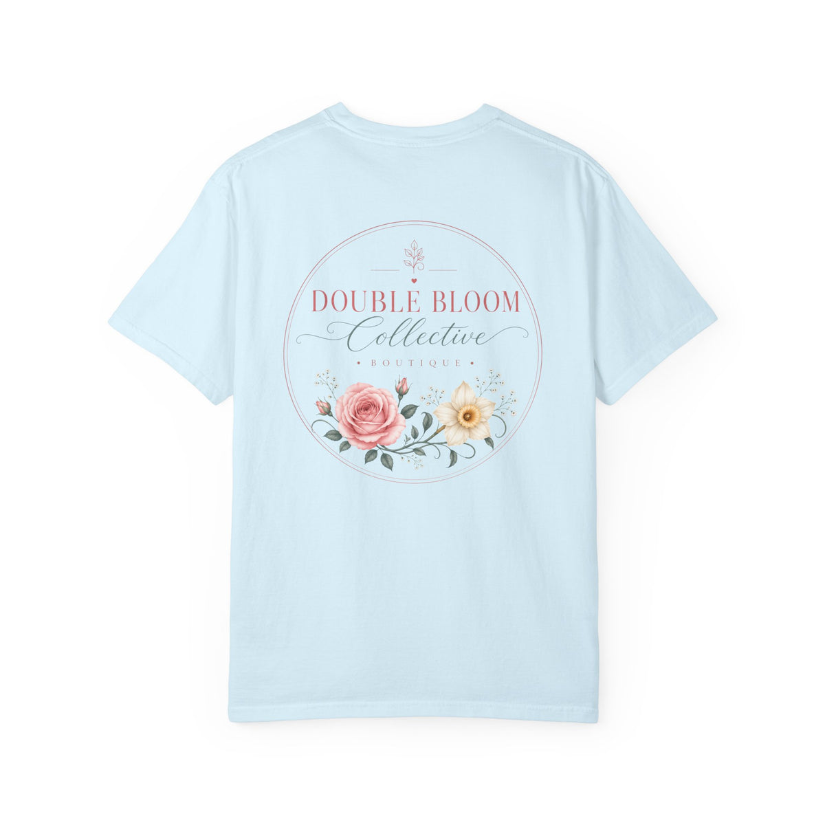 Double Bloom Signature Floral Comfort Colors Tee