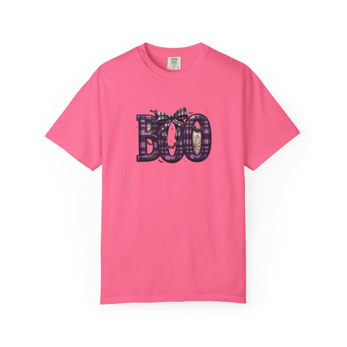 Halloween 'BOO' Plaid T-Shirt