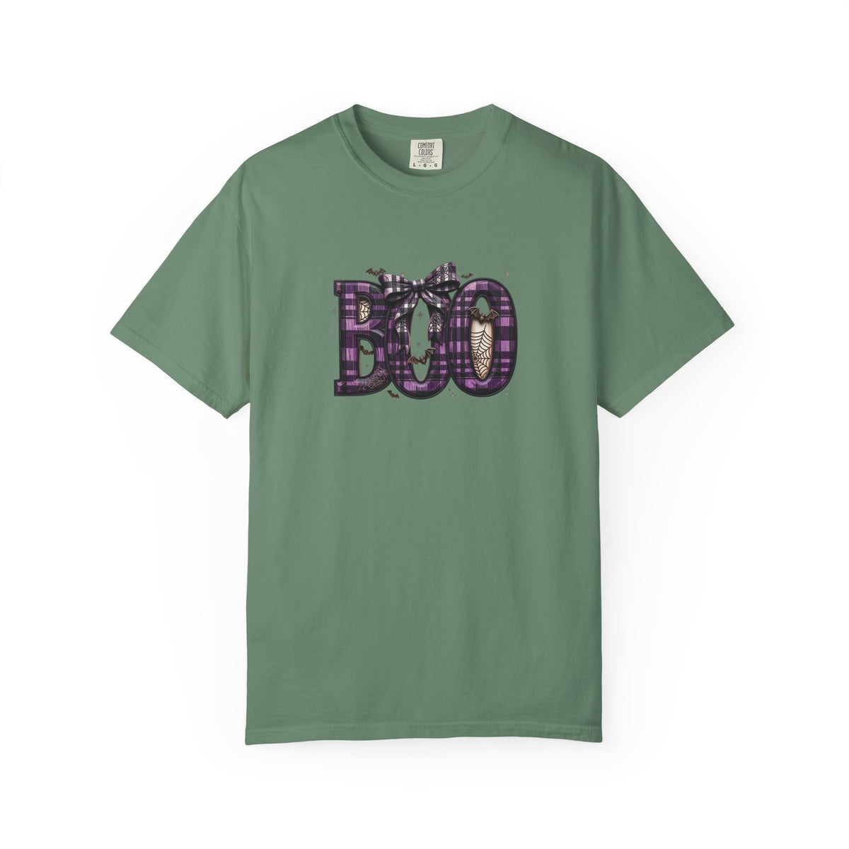 Halloween 'BOO' Plaid T-Shirt