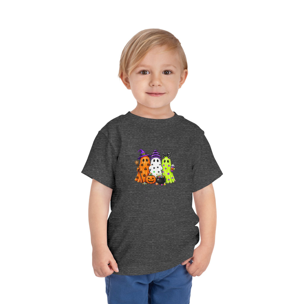Toddler Halloween Ghosts Short Sleeve Tee
