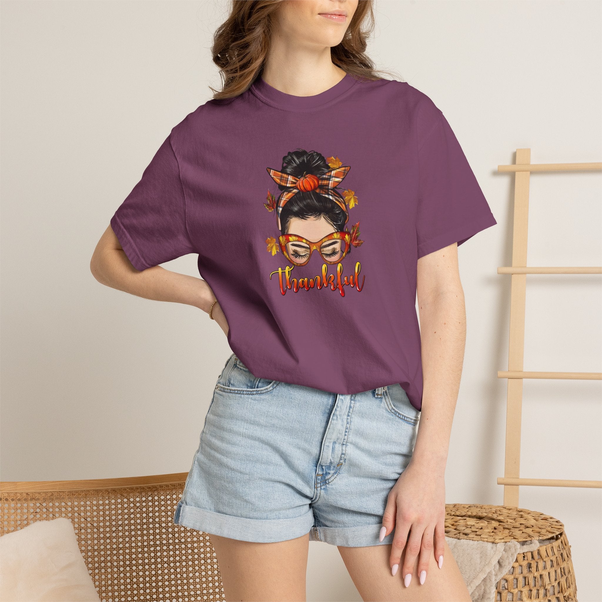 Thankful Fall Woman T-Shirt