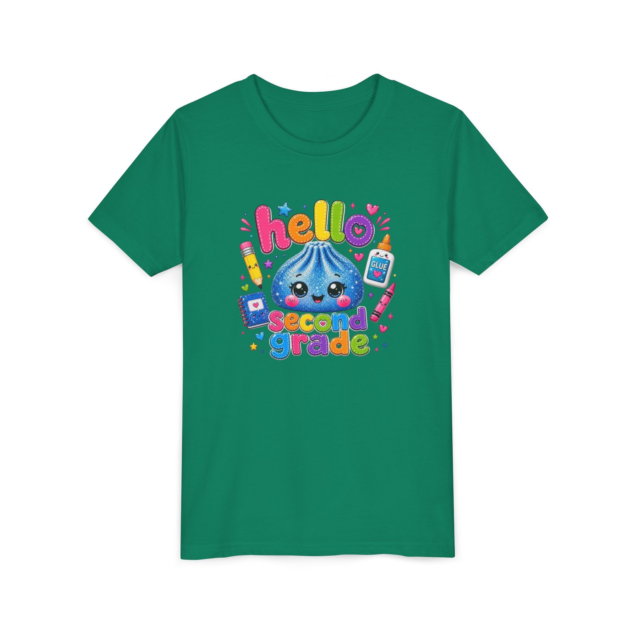 "Hello Second Grade" Youth Tee