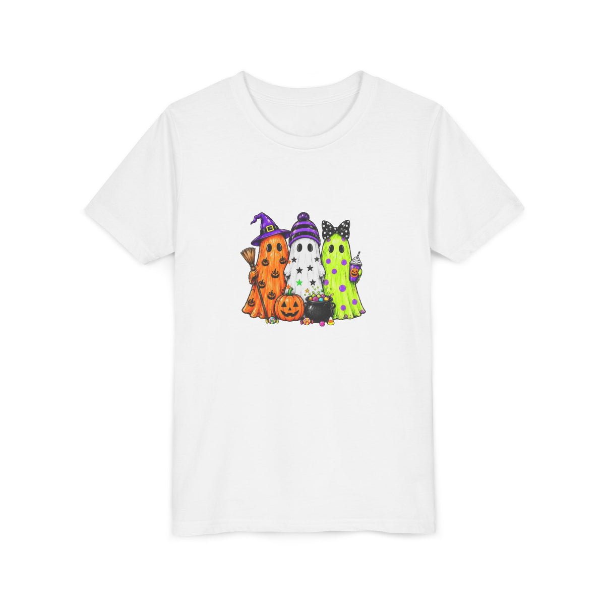 Kids Halloween Ghosts Tee