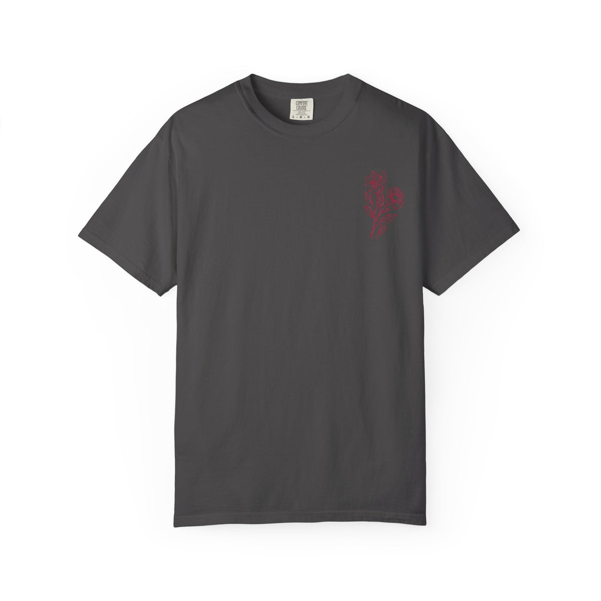 Double Bloom Signature Floral Comfort Colors Tee
