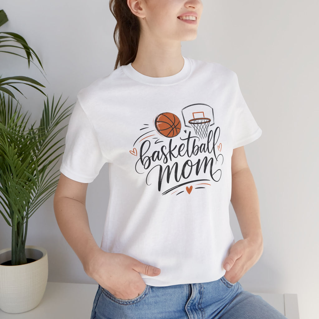 Cute Script Basketball Hoop Design