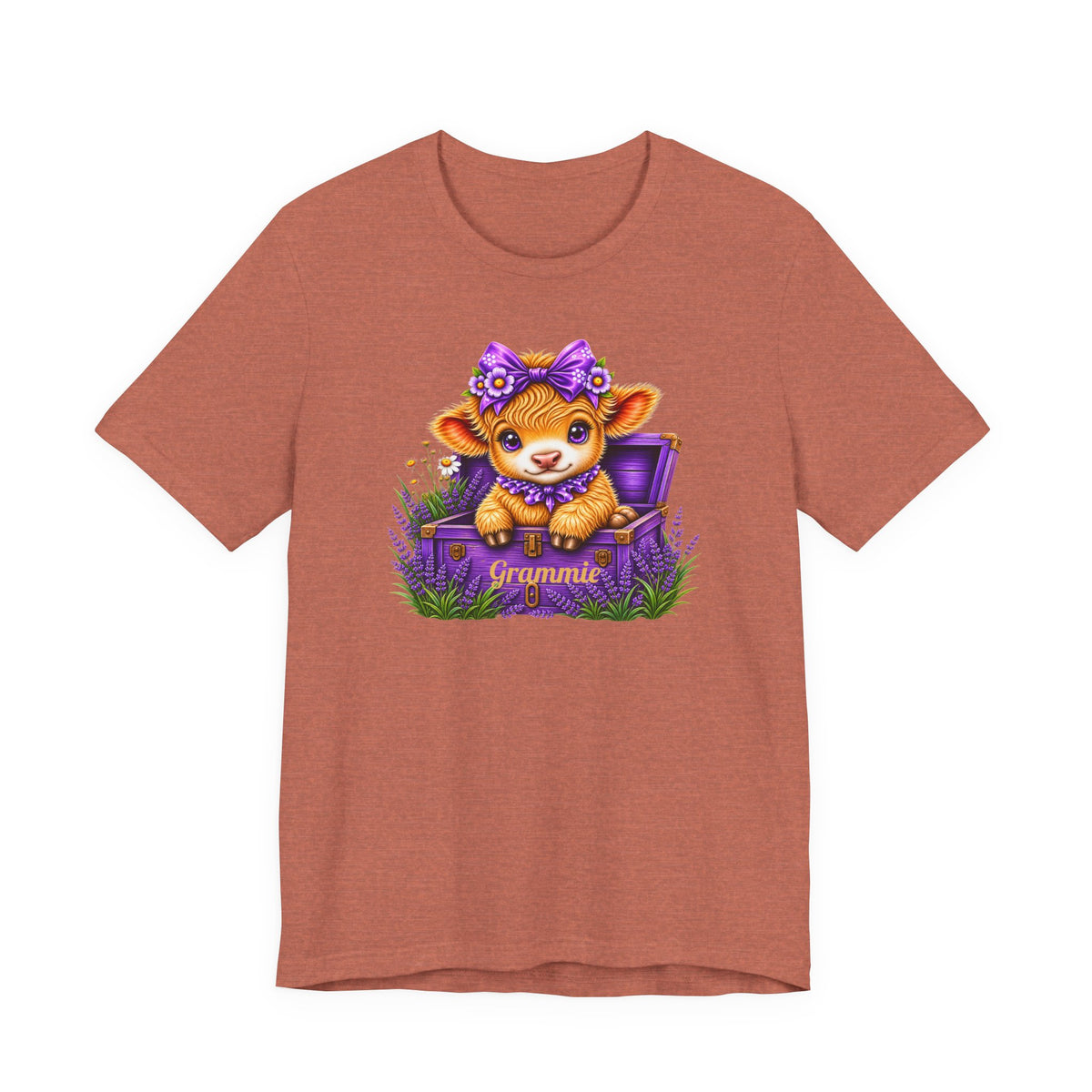 Personalized Highland Cow Shirt | Custom Grandma Name Tee