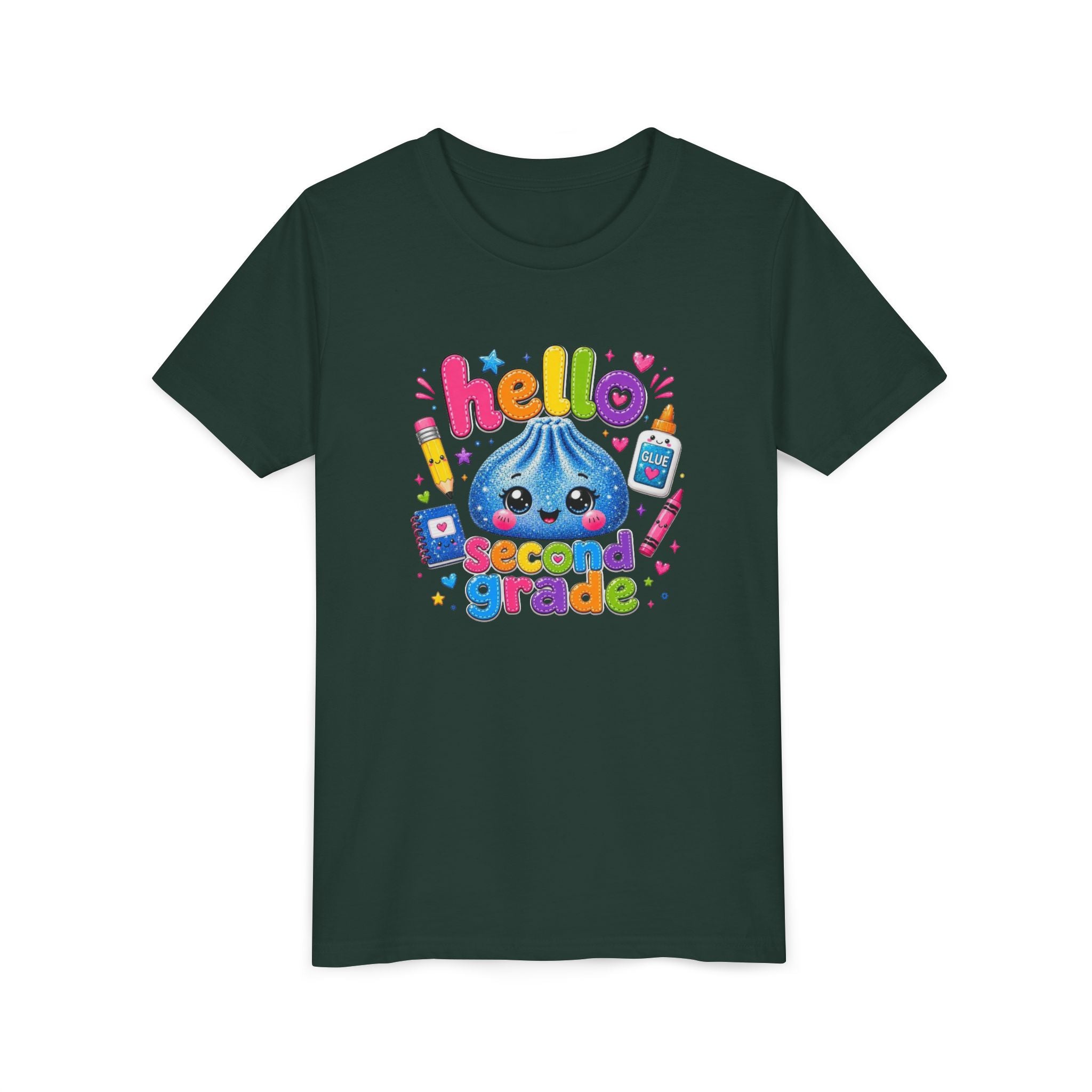 "Hello Second Grade" Youth Tee