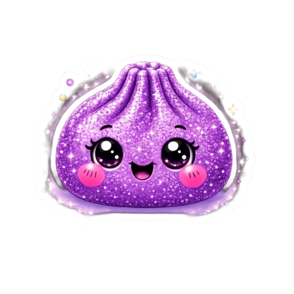 Cute Purple Dumpling Sticker