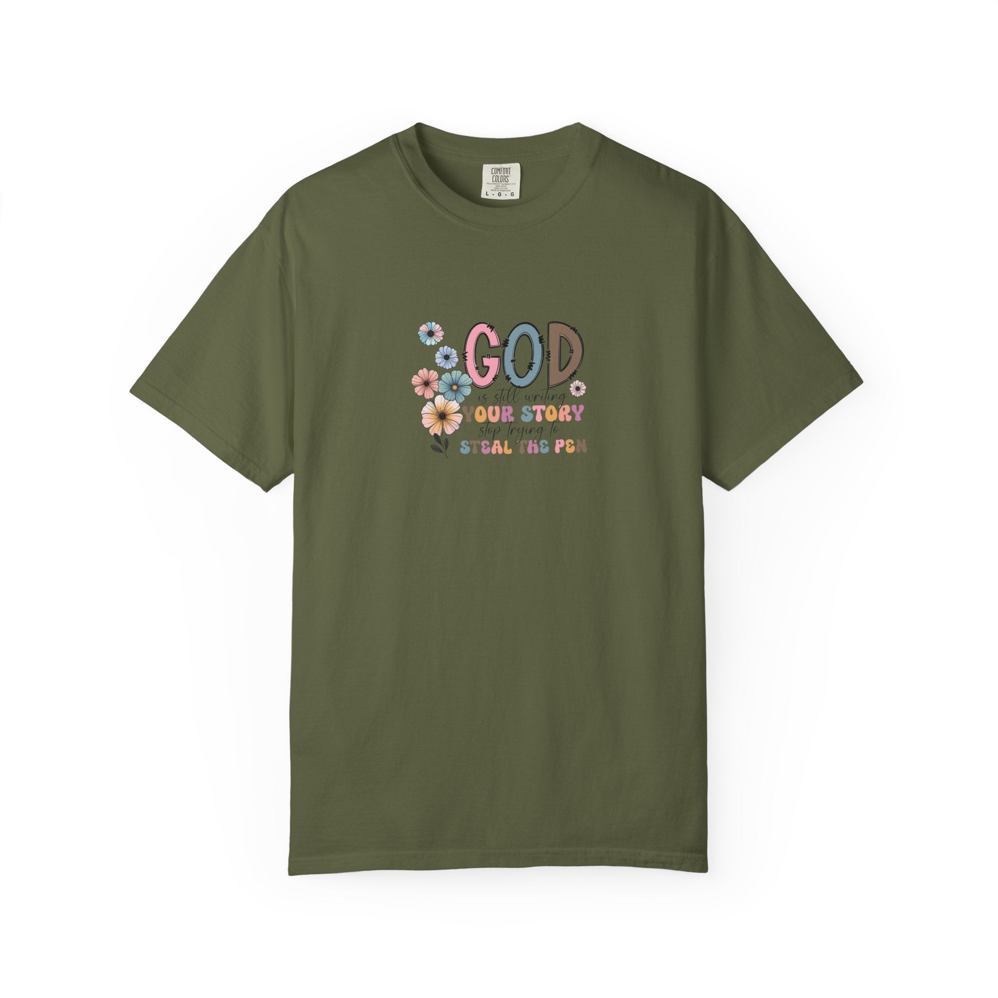 God Grew Your Story Floral T-Shirt