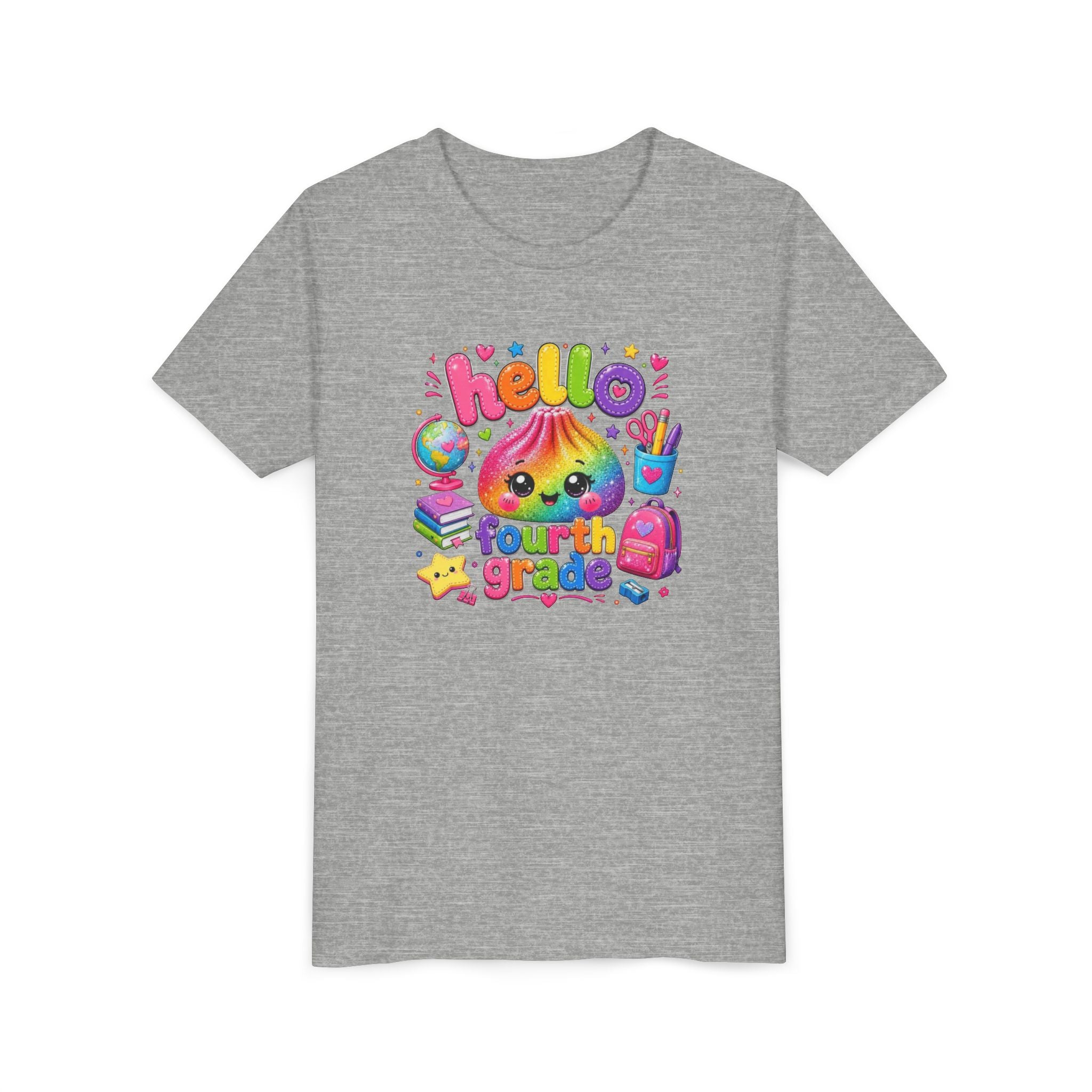 "Hello Fourth Grade" Kids T-Shirt