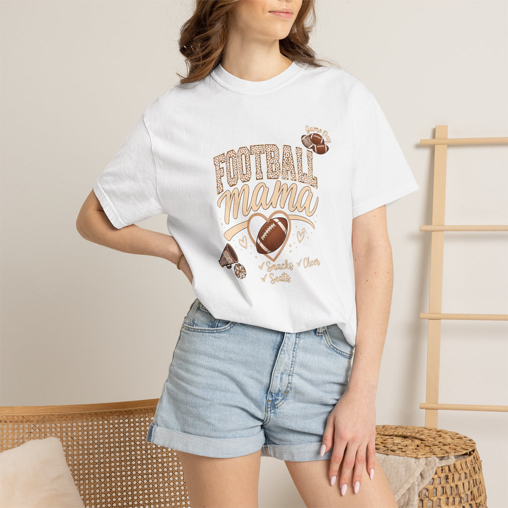 Football Mama T-Shirt — Cute Vintage Football Mom Tee