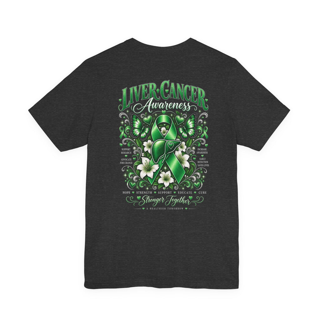Liver Cancer Awareness Tee - Threads of Hope