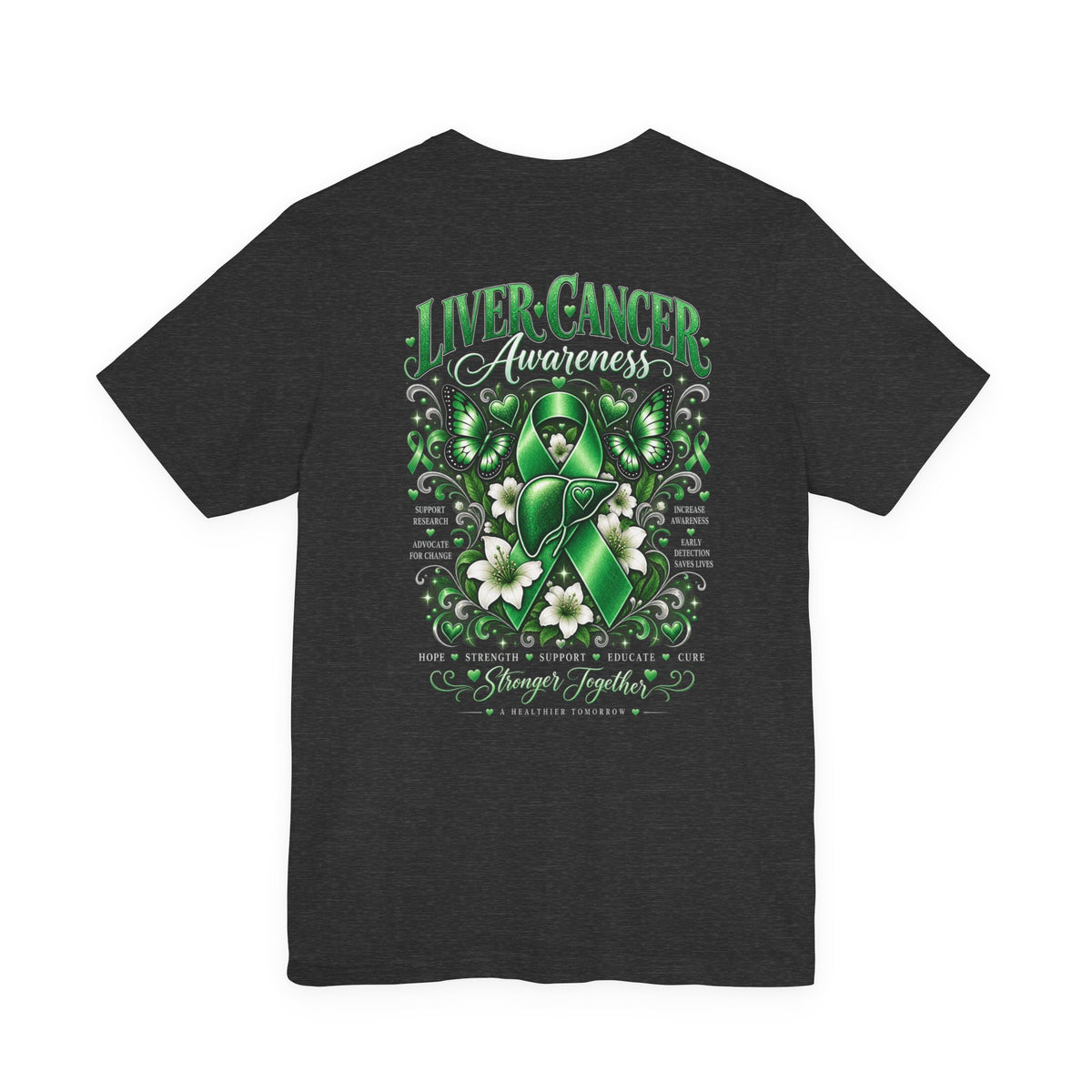 Liver Cancer Awareness Tee - Threads of Hope