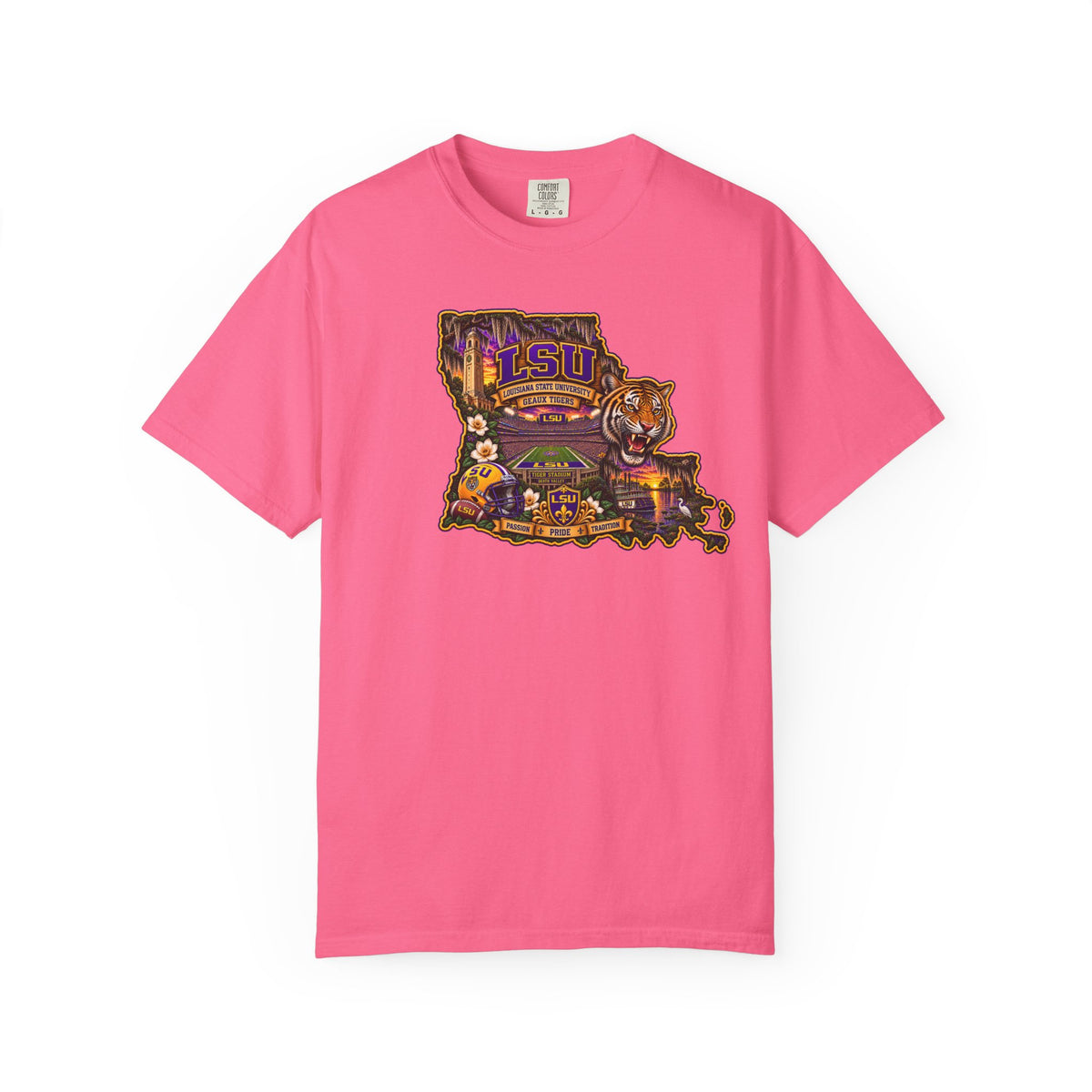 Retro Arcade Tee — Vintage Game Console Louisiana T-Shirt\