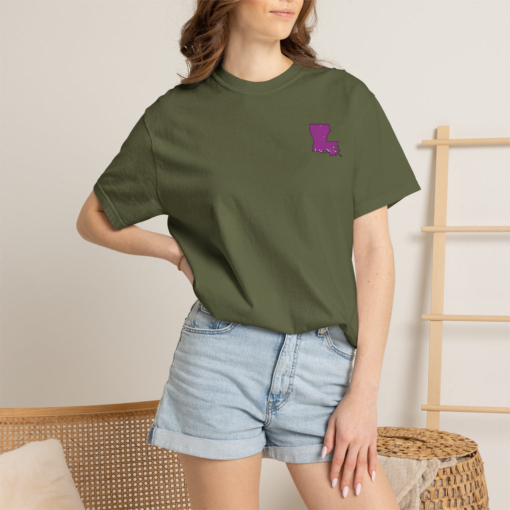 Louisiana Graphic T-Shirt — 'Excuse Me While I Love You' State Pride Tee