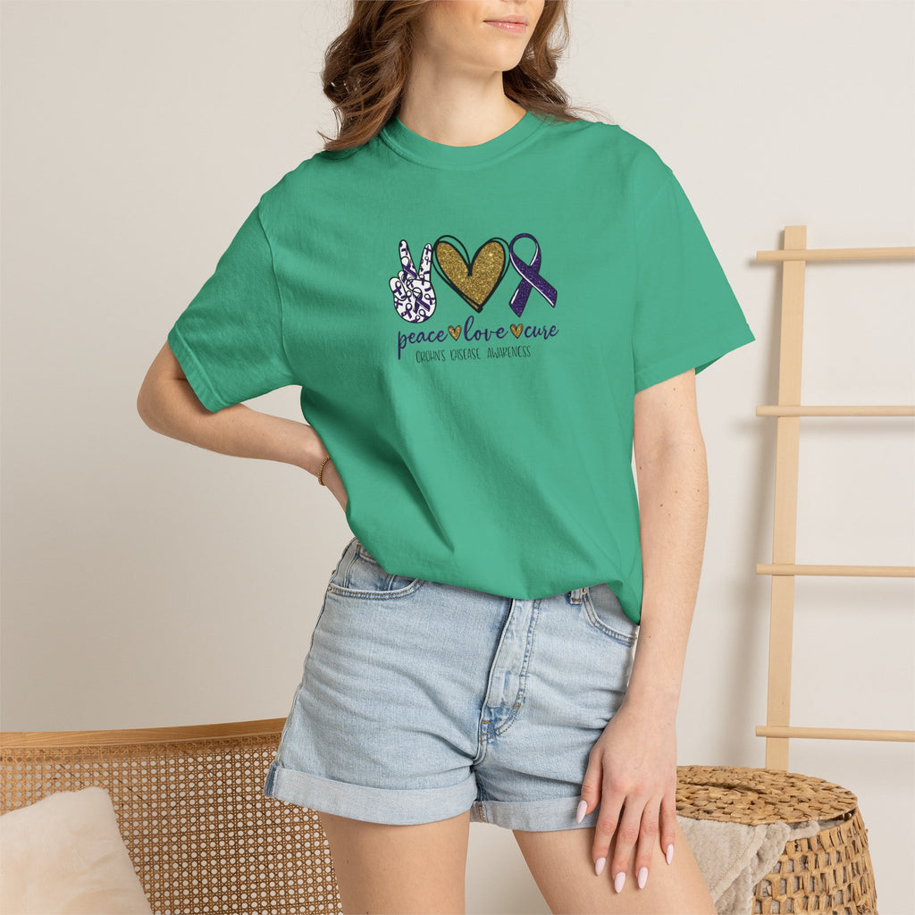Peace Love Crohn's Awareness T-Shirt