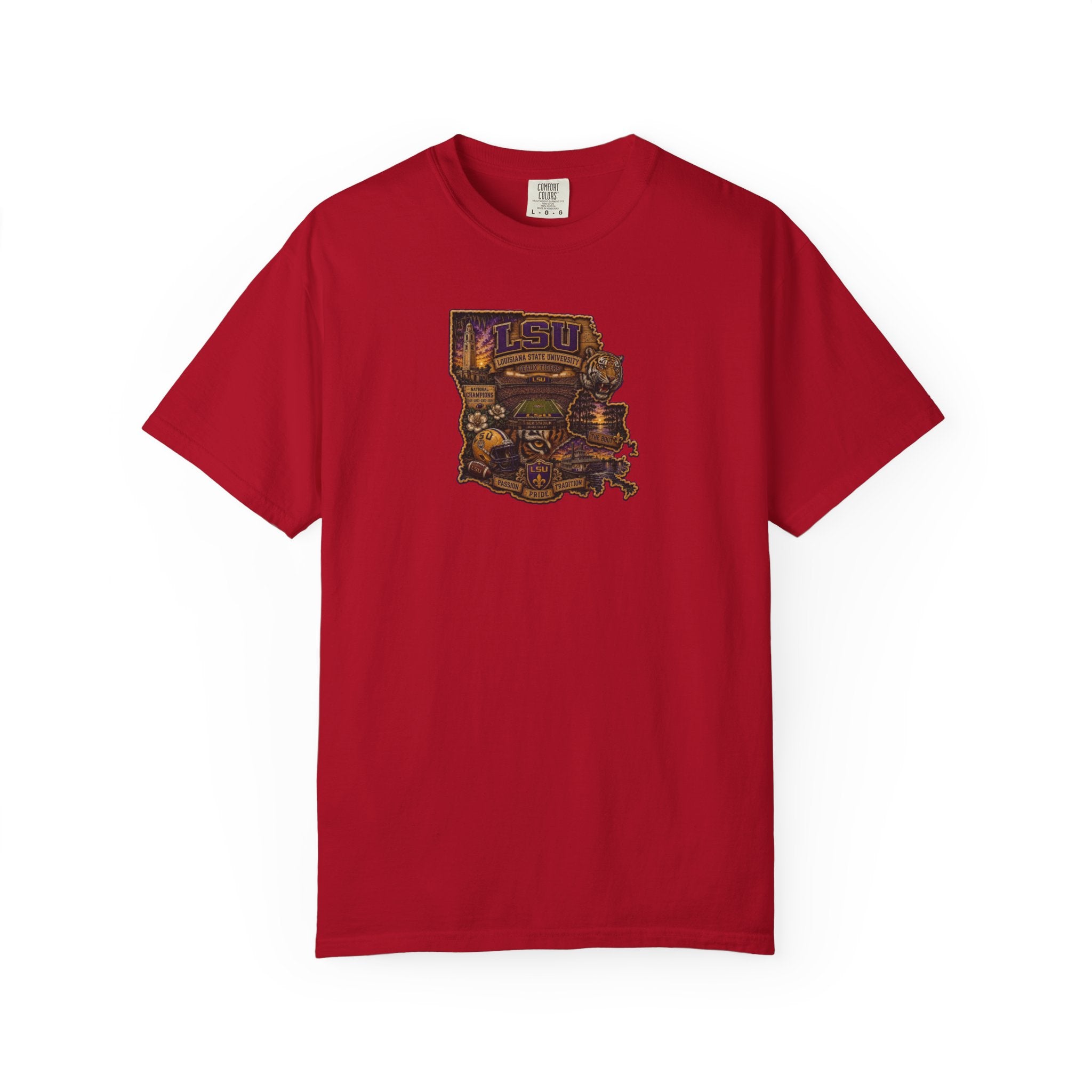 Retro Arcade Tee — Vintage Game Console Louisiana T-Shirt\
