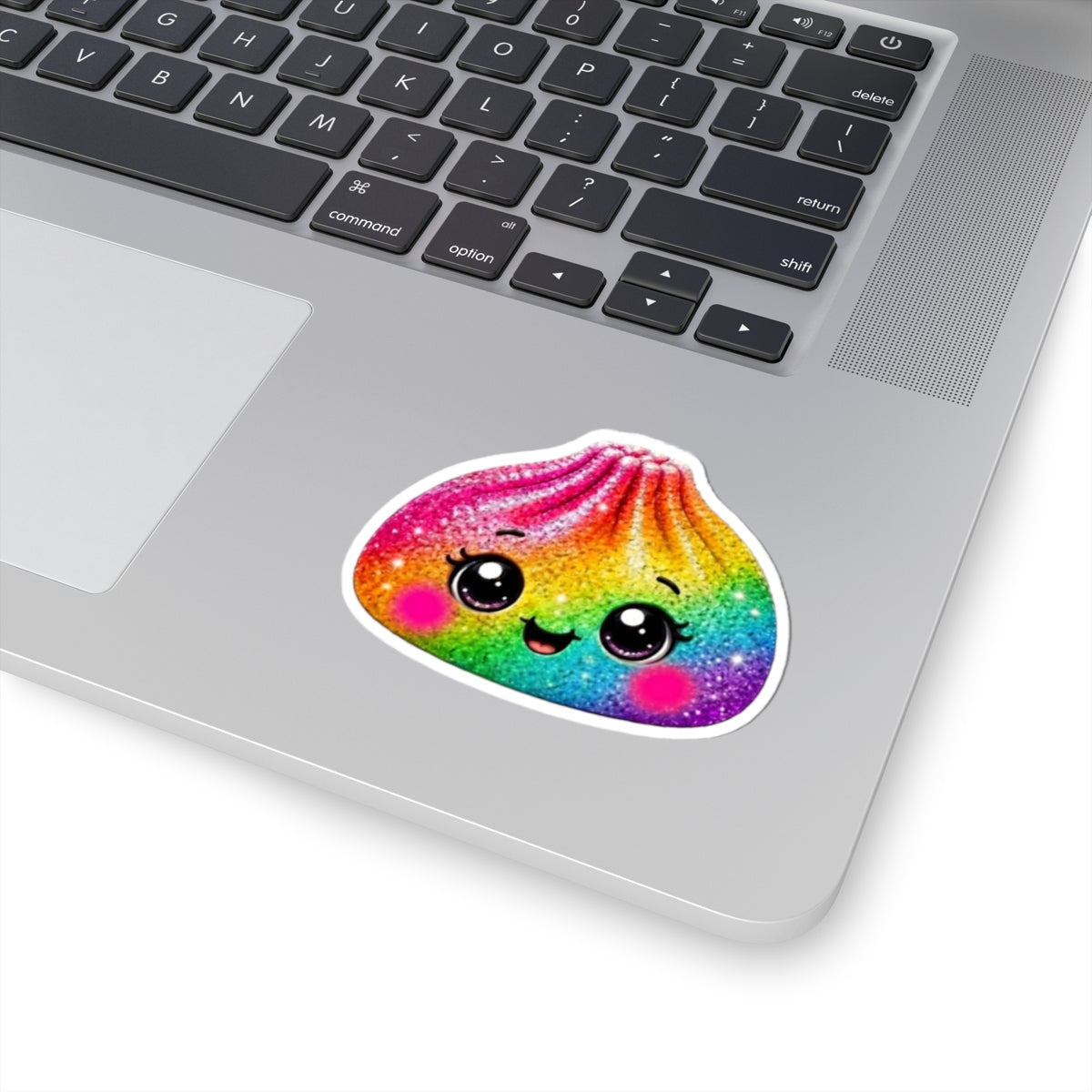 Rainbow Glitter Dumpling Sticker