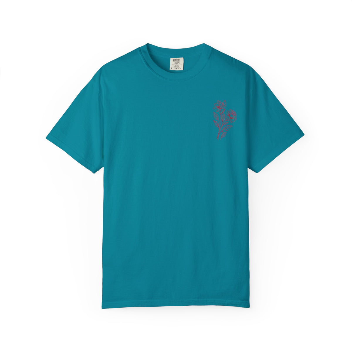 Double Bloom Signature Floral Comfort Colors Tee