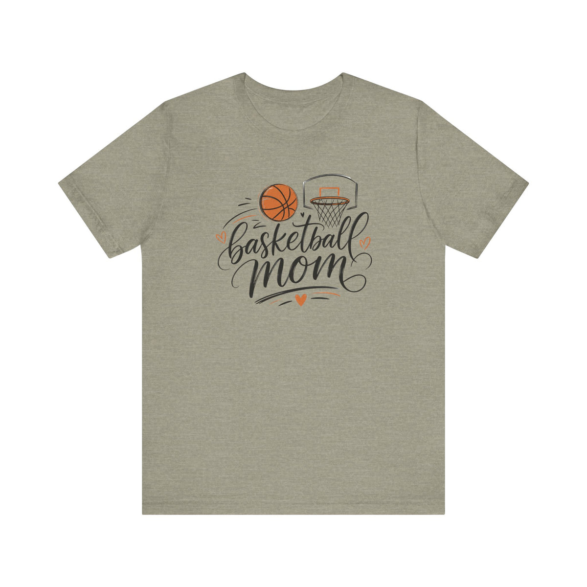 Cute Script Basketball Hoop Design