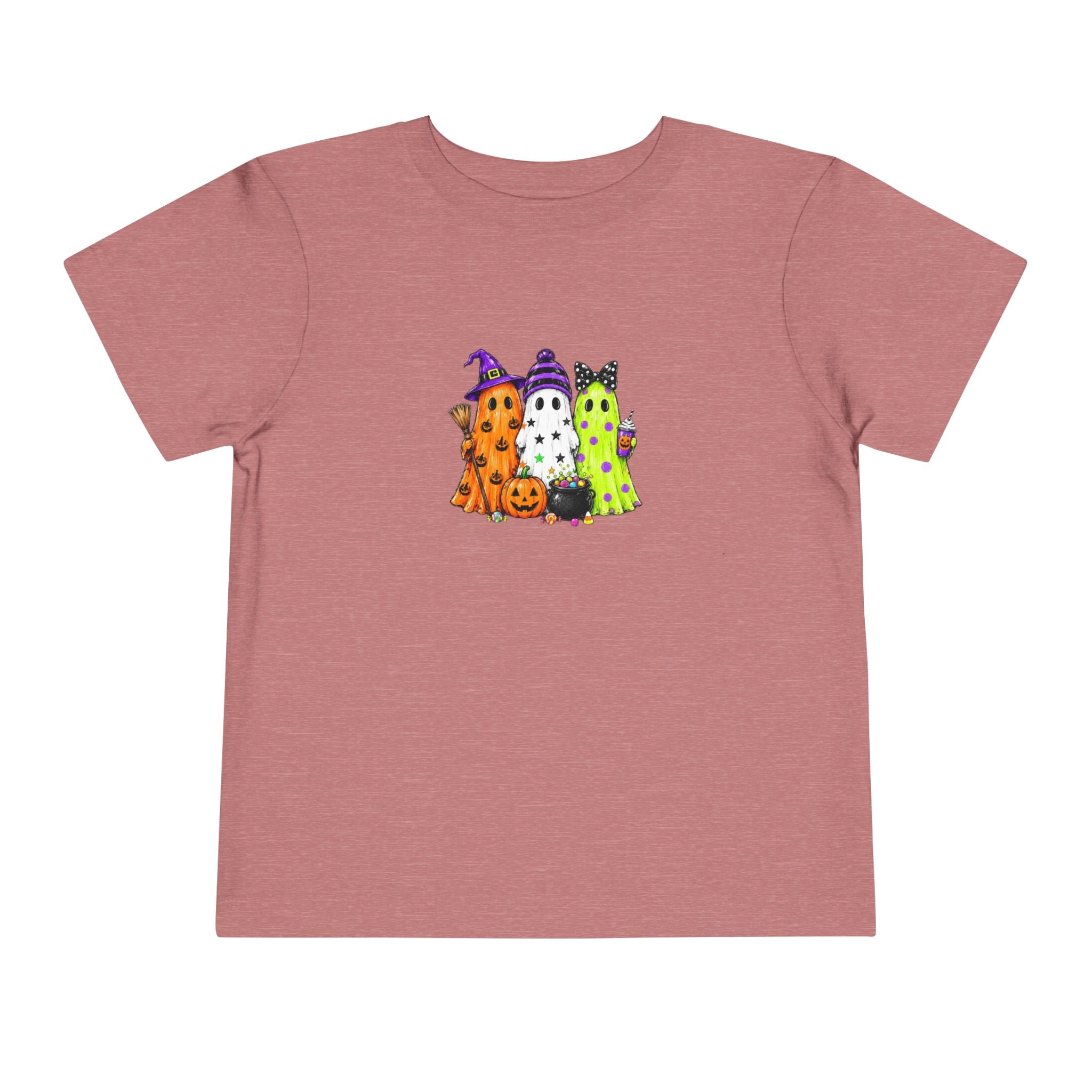 Toddler Halloween Ghosts Short Sleeve Tee