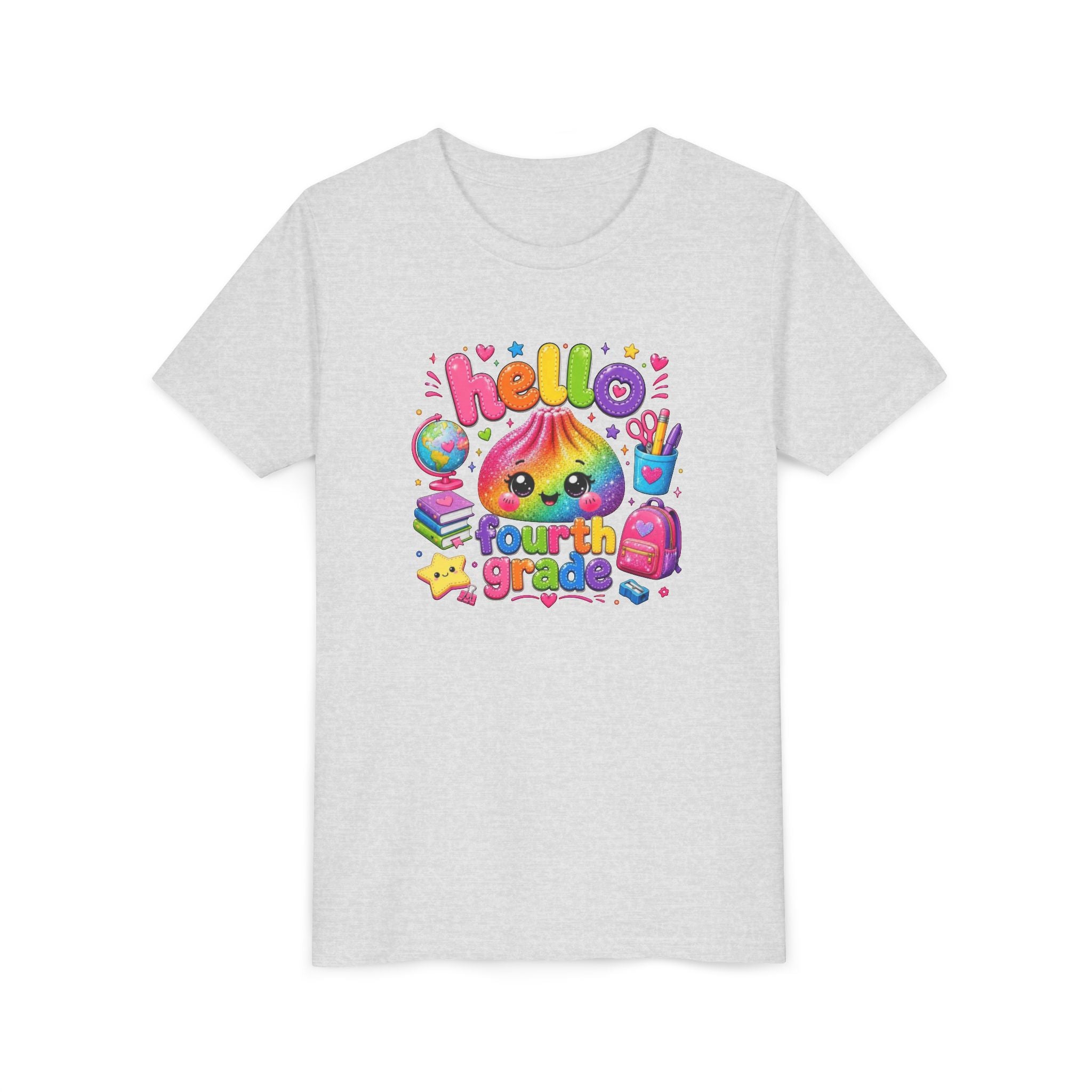 "Hello Fourth Grade" Kids T-Shirt