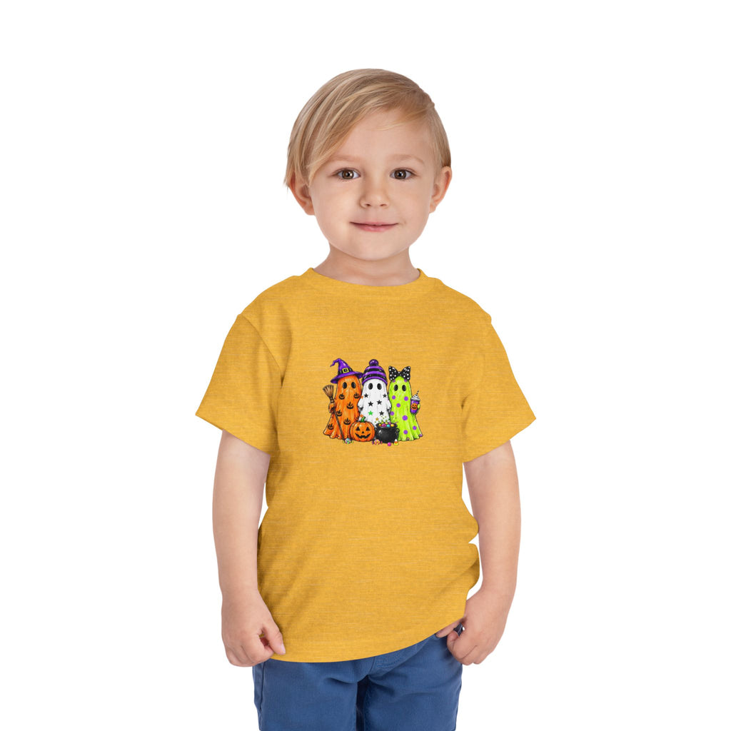 Toddler Halloween Ghosts Short Sleeve Tee