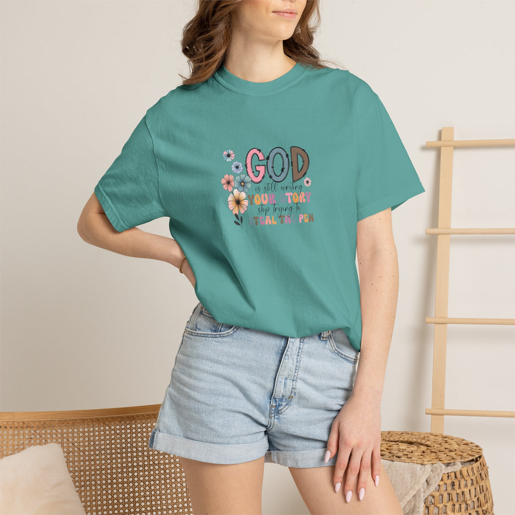 God Grew Your Story Floral T-Shirt
