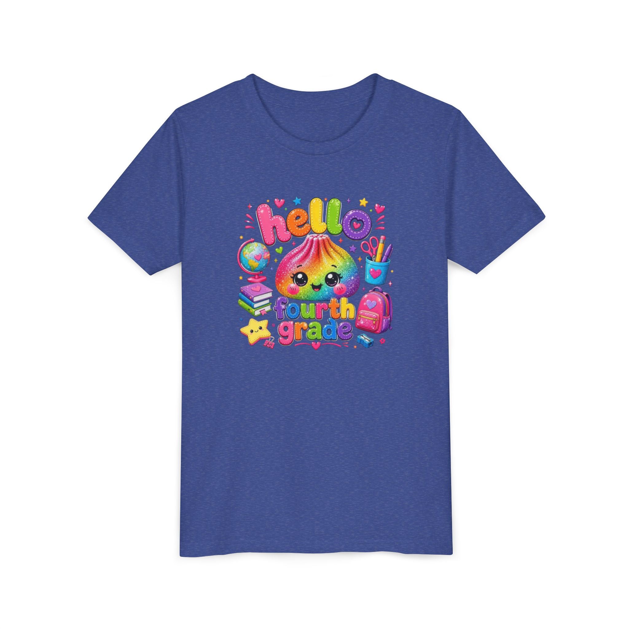 "Hello Fourth Grade" Kids T-Shirt