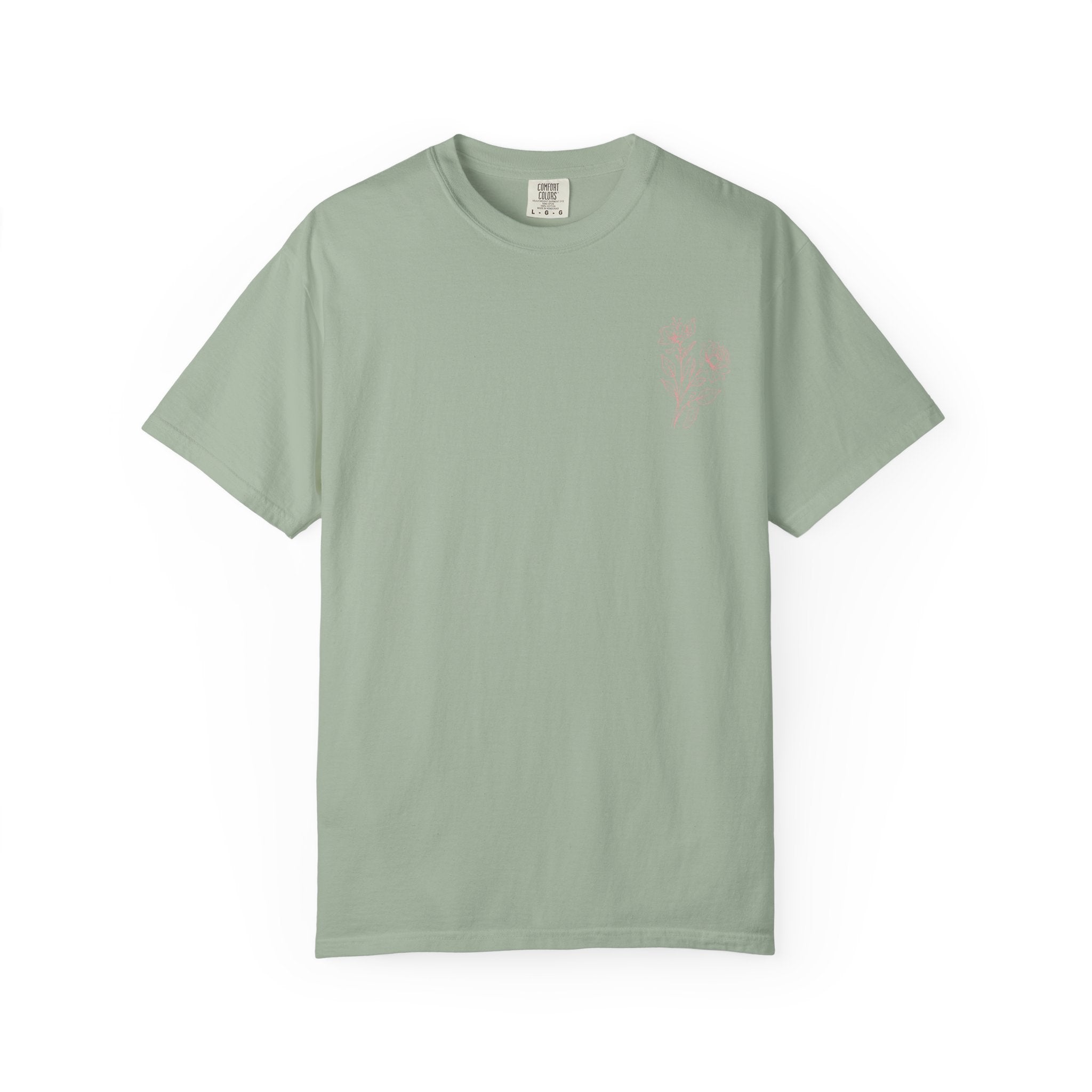 Unisex Garment-Dyed T-shirt ‘Double Bloom Collective’