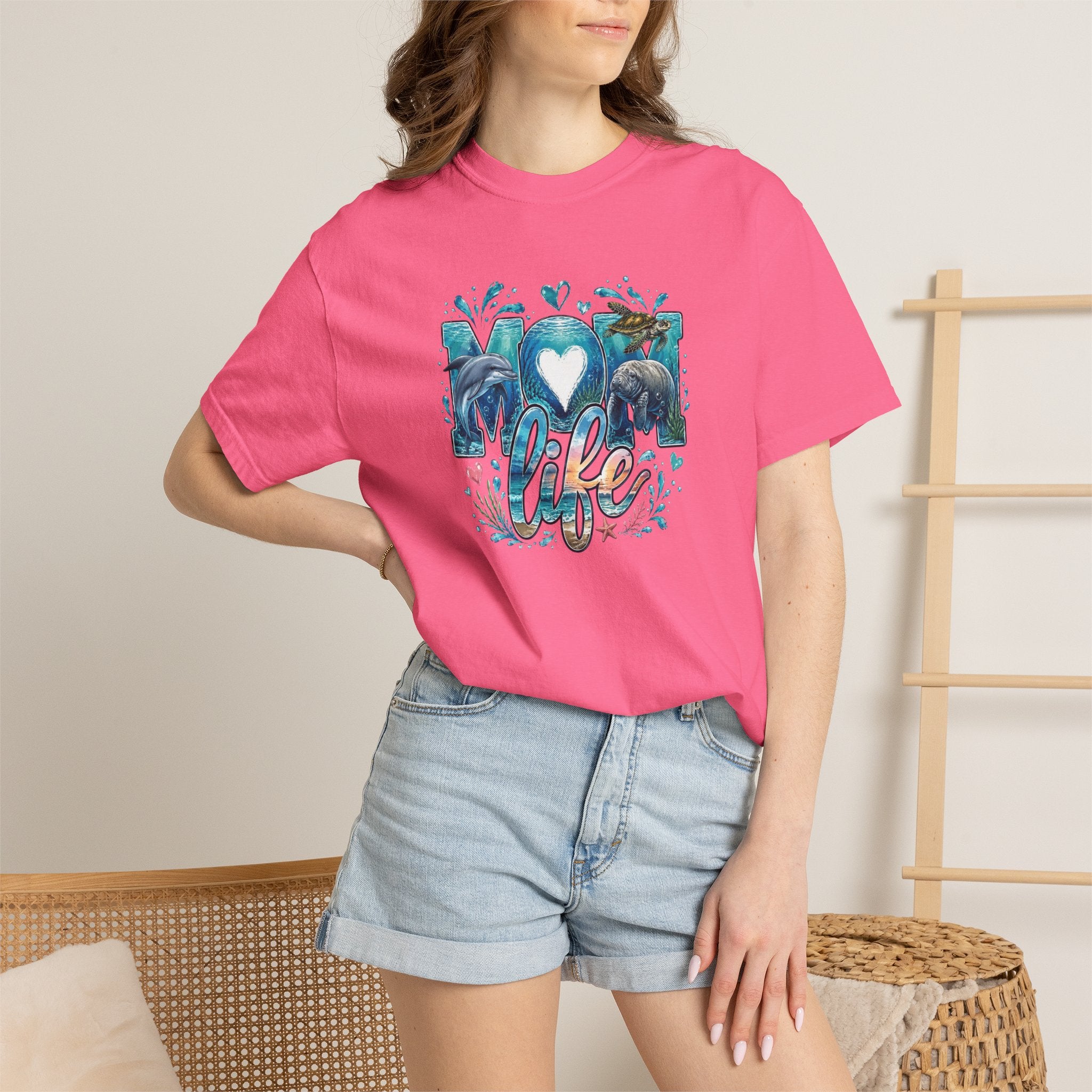 Dolphin Love Graphic T-Shirt