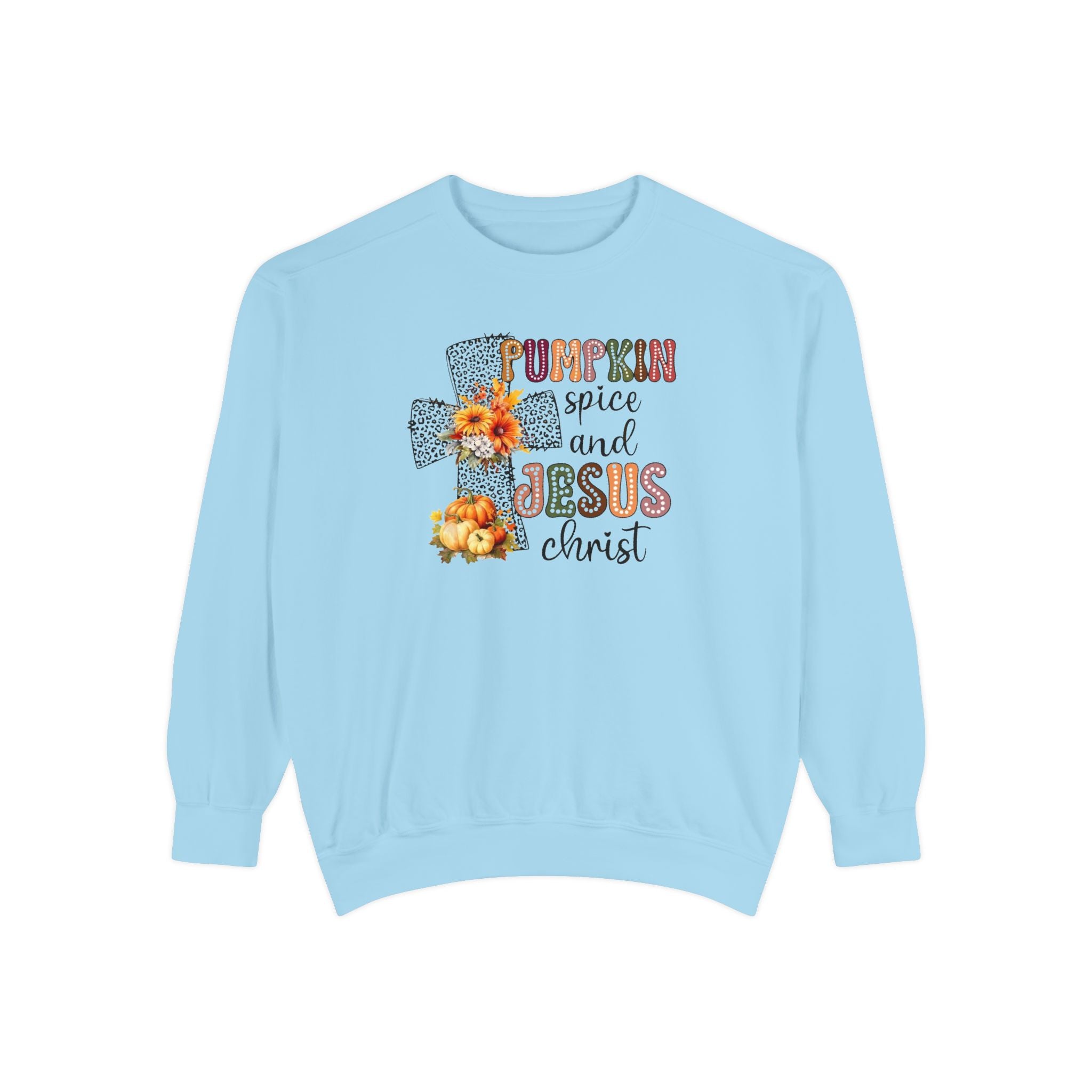 Fall Pumpkin Spice and Jesus Sweatshirt