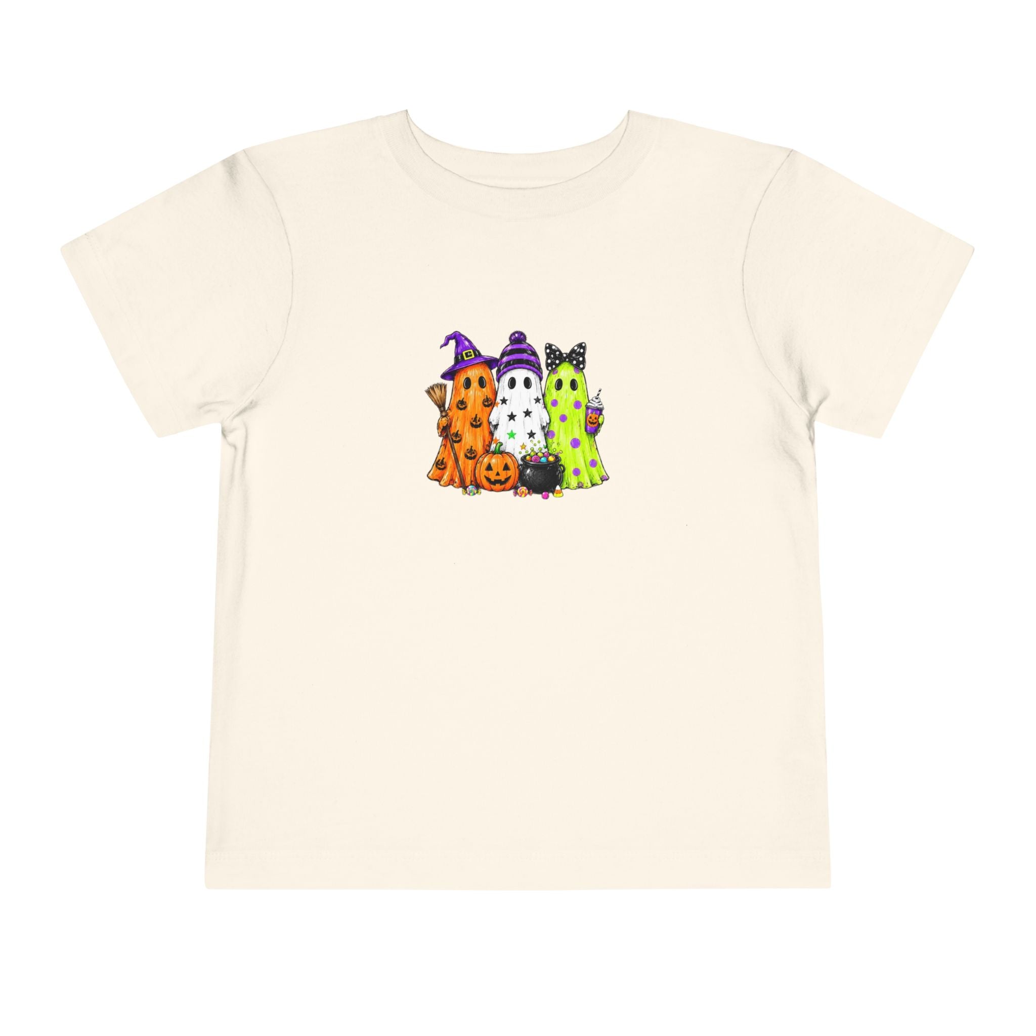 Toddler Halloween Ghosts Short Sleeve Tee