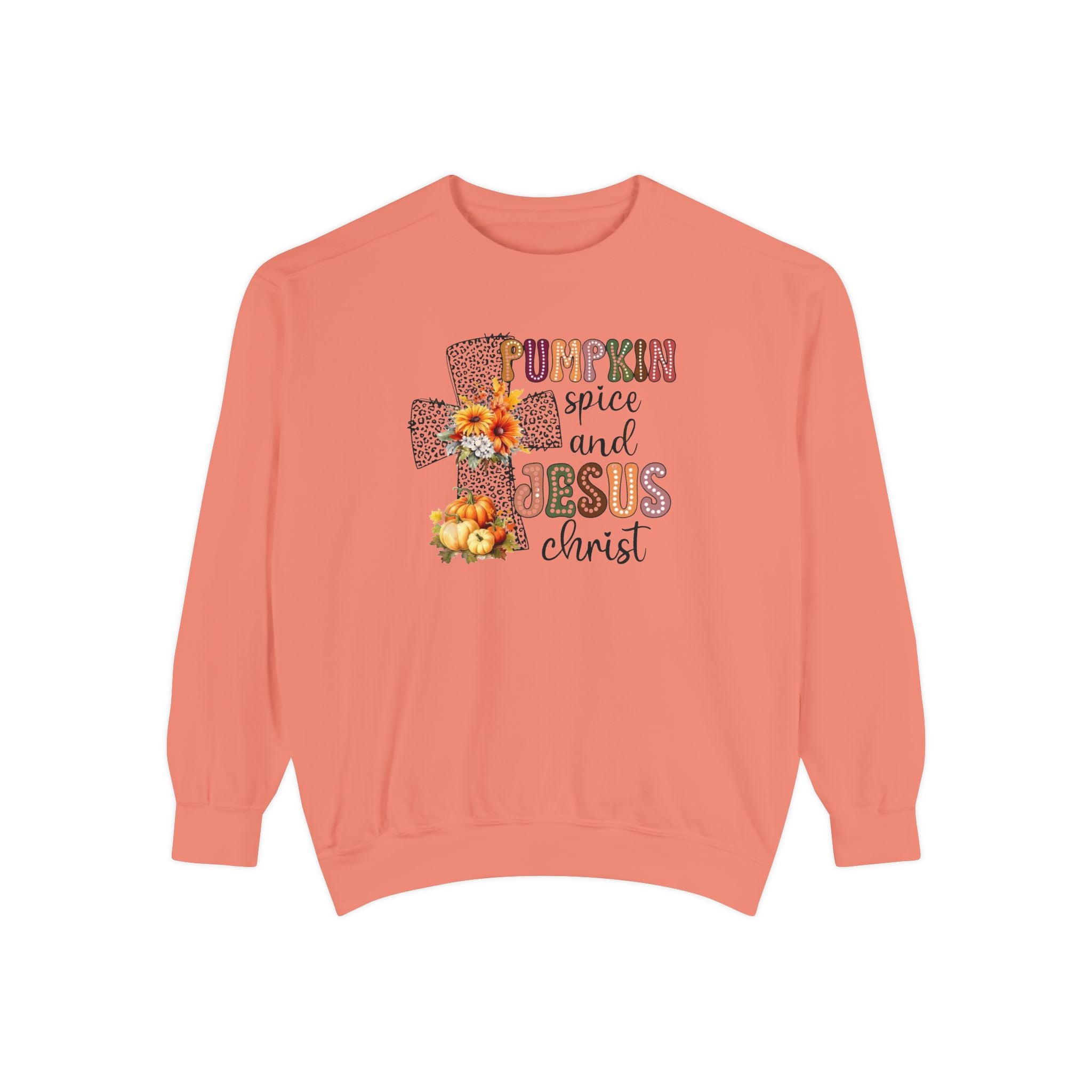 Fall Pumpkin Spice and Jesus Sweatshirt