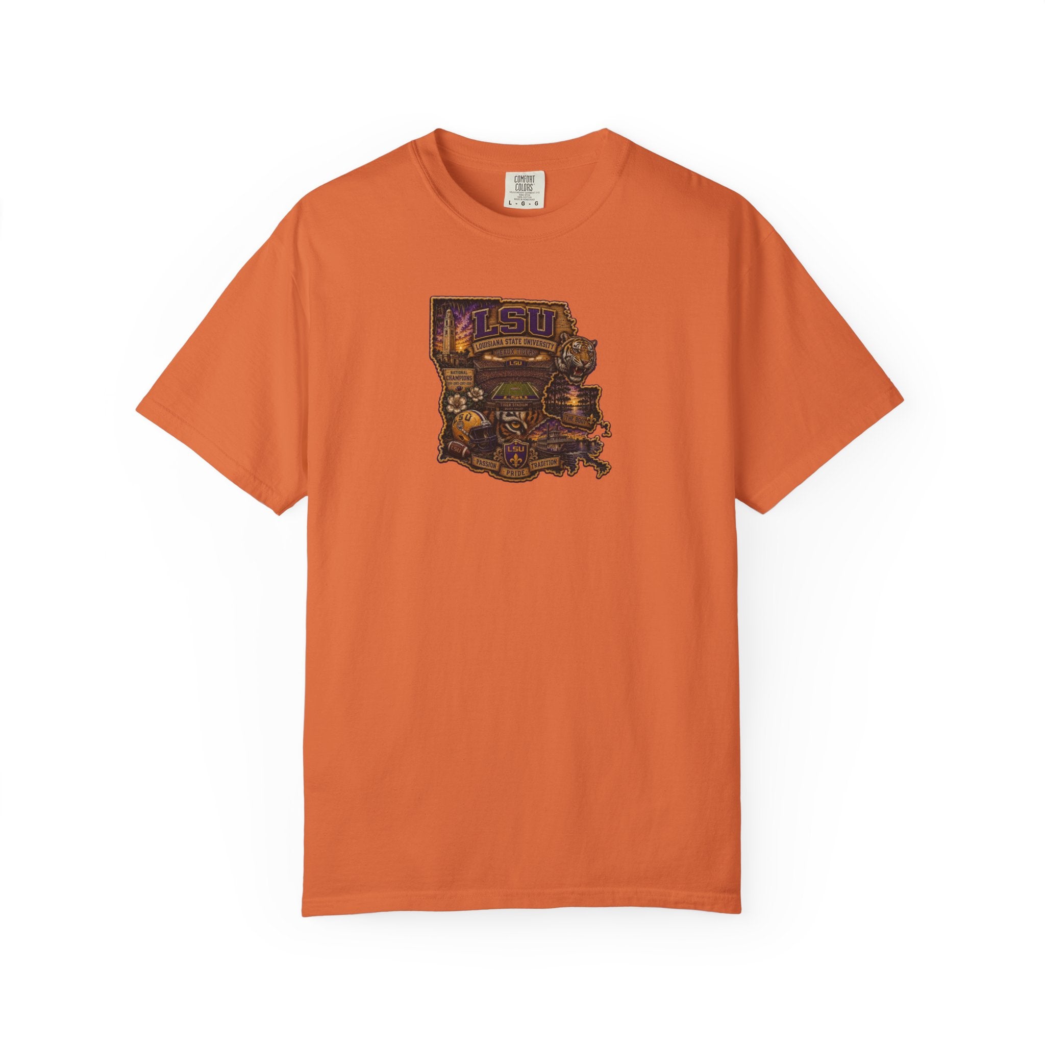 Retro Arcade Tee — Vintage Game Console Louisiana T-Shirt\