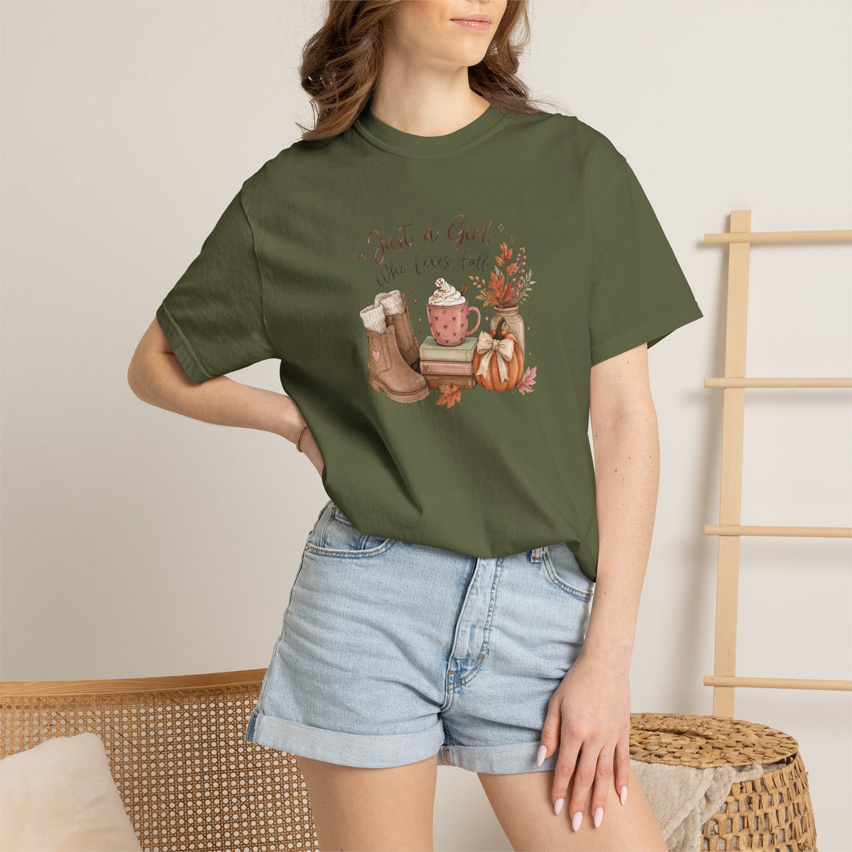 Just a Girl Who Loves Fall Tee