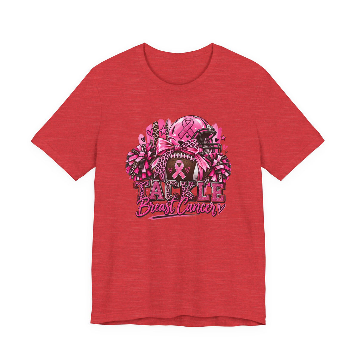 Tackle Breast Cancer Football T-Shirt