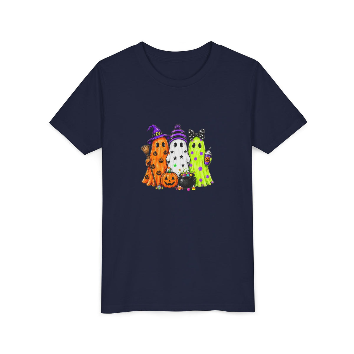 Kids Halloween Ghosts Tee