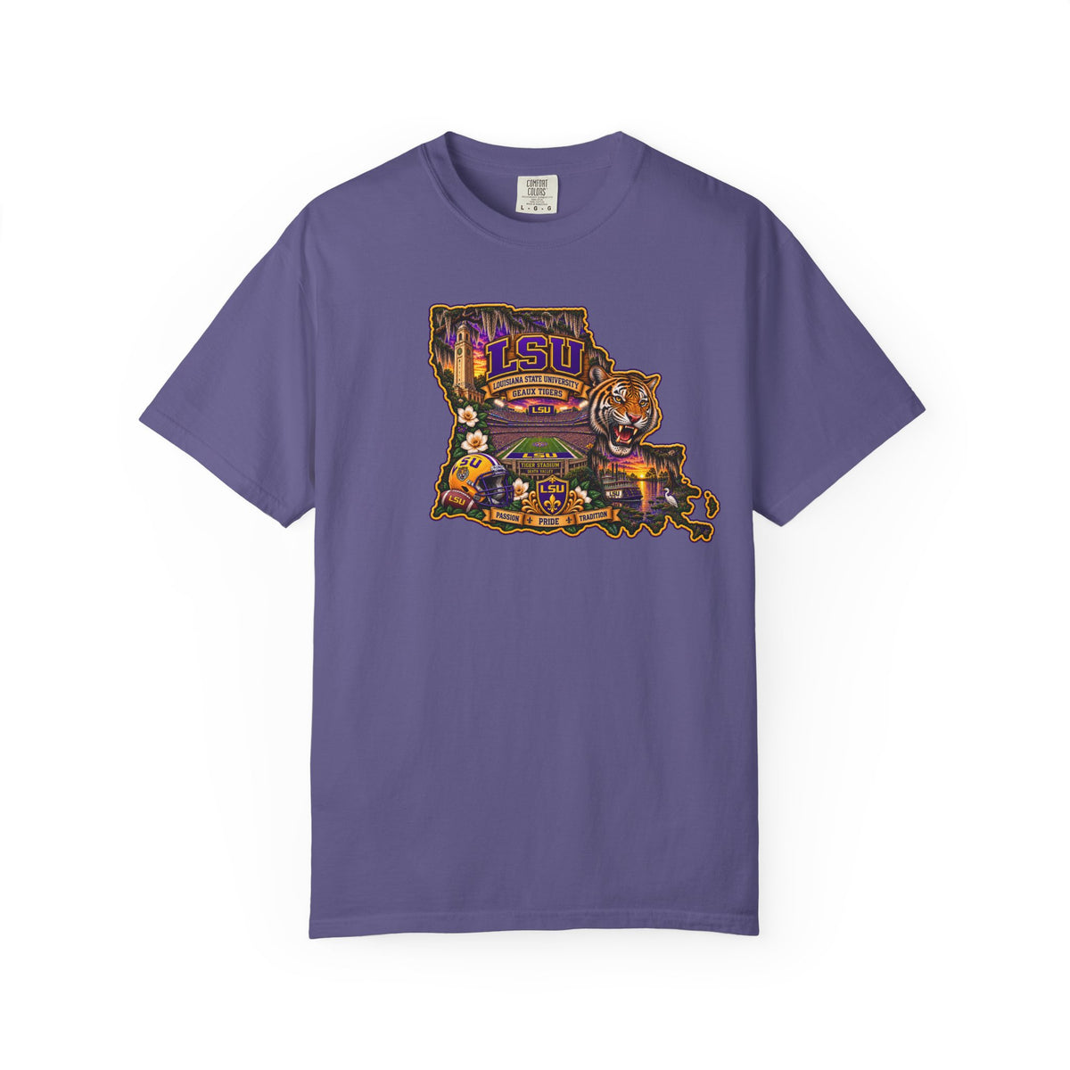 Retro Arcade Tee — Vintage Game Console Louisiana T-Shirt\