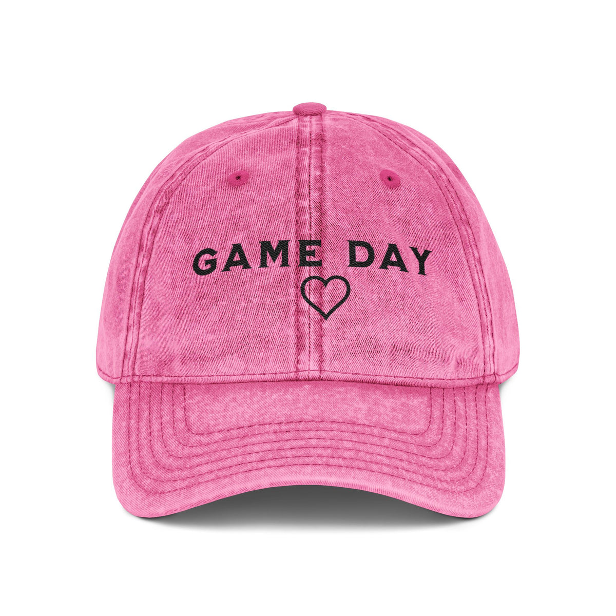Game Day Heart Vintage Cap