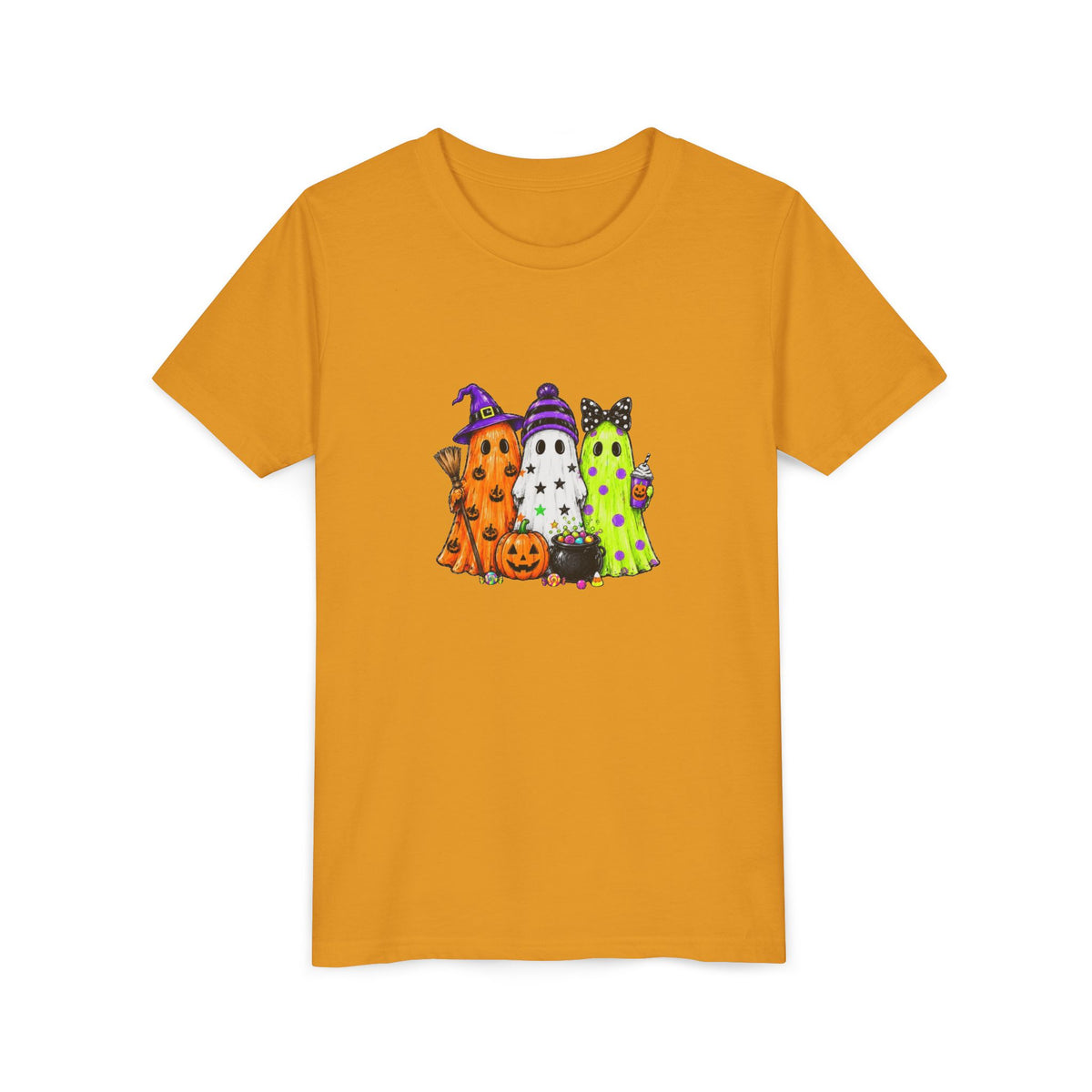 Kids Halloween Ghosts Tee