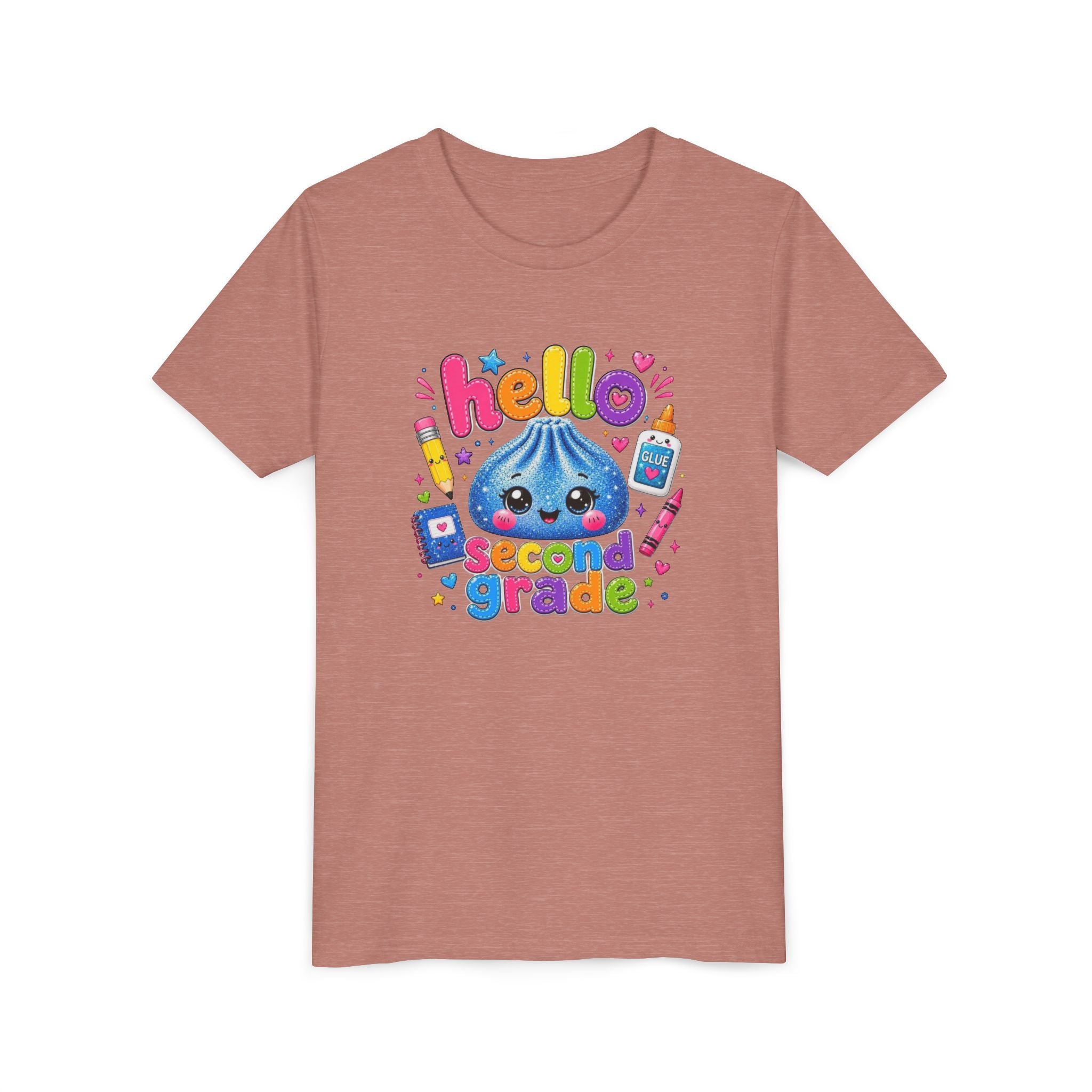 "Hello Second Grade" Youth Tee