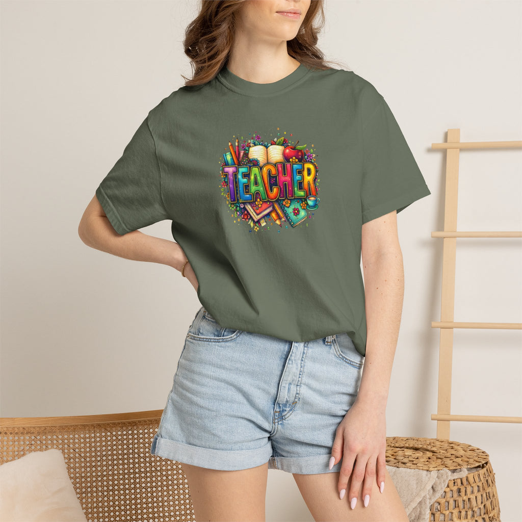 Teacher Colorful Classroom Graphic T-Shirt
